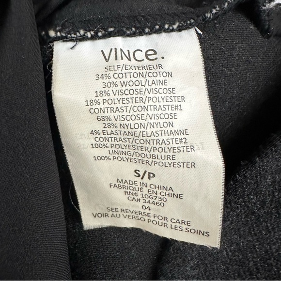 VINCE Boxy Textured Tweed & Wool Contrast Shirt - Picture 10 of 13